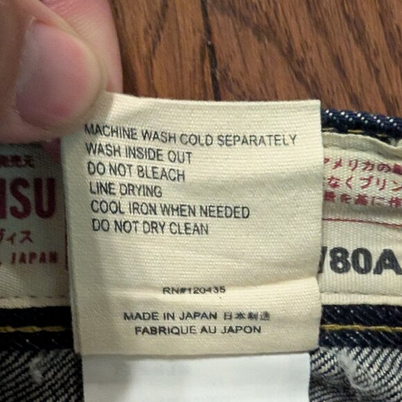 Evisu Heritage Denim No. 2 Selvedge Jeans Lot 2017 Made in Japan - Size 32 - Picture 9 of 11